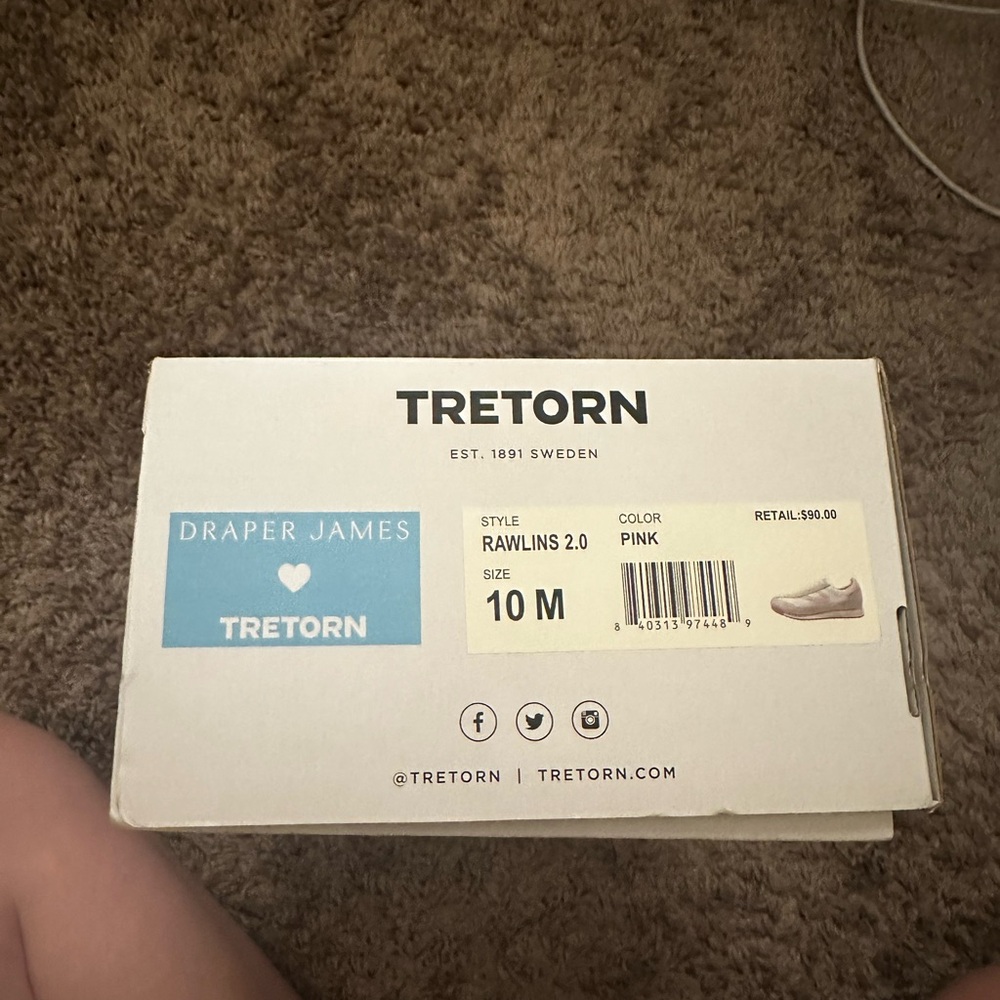 Tretorn Draper James Rawlings 2.0 Pink Shoes